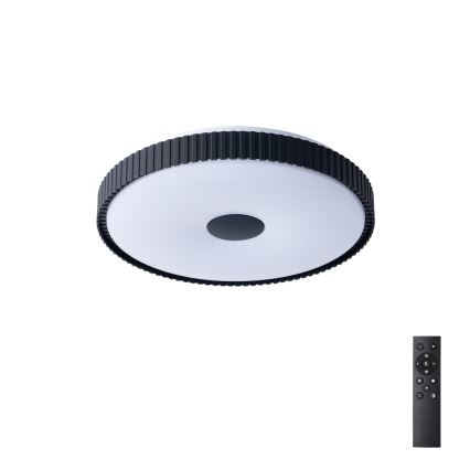 Brilagi - Ρυθμιζόμενο LED φωτιστικό οροφής CORVO LED/72W/230V 3000-6000K μαύρο, διάμ. 50 cm + τηλεχειριστήριο
