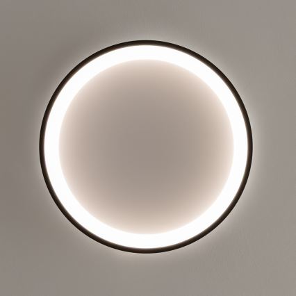 Brilagi - LED ρυθμιζόμενο φωτιστικό οροφής FALCON SLIM LED/42W/230V 3000-6500K Ø 50 cm μαύρο + τηλεχειριστήριο