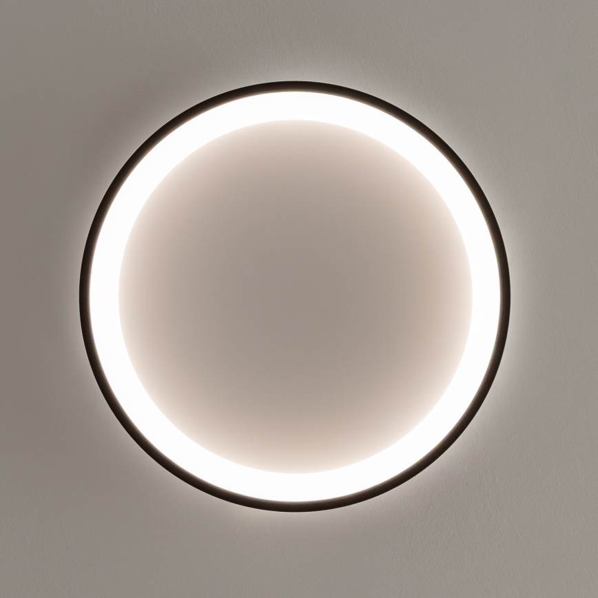 Brilagi - LED ρυθμιζόμενο φωτιστικό οροφής FALCON SLIM LED/42W/230V 3000-6500K Ø 50 cm μαύρο + τηλεχειριστήριο