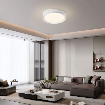 Brilagi - Ρυθμιζόμενο φωτιστικό οροφής LED KREON LED/54W/230V 3000-6000K μαύρο Ø 38 cm + τηλεχειριστήριο