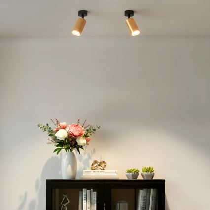 Brilagi - LED RGBW ρυθμιζόμενο σποτ φωτιστικό SELE MODERN 1xGU10/4,8W/230V 3000K χρυσό + τηλεχειριστήριο