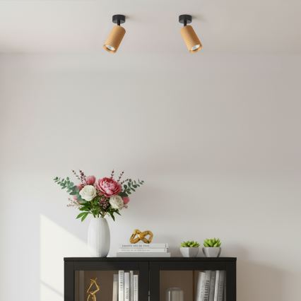 Brilagi - LED RGBW ρυθμιζόμενο σποτ φωτιστικό SELE MODERN 1xGU10/4,8W/230V 3000K χρυσό + τηλεχειριστήριο