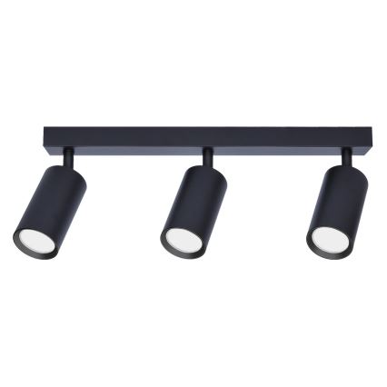 Brilagi - LED RGBW Ρυθμιζόμενο σημειακό φωτιστικό SELE 3xGU10/4,8W/230V 3000K μαύρο + τηλεχειριστήριο
