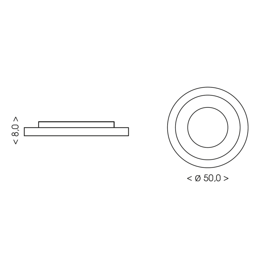 BRILAGI - LED Ρυθμιζόμενο παιδικό φωτιστικό οροφής ASTRO LED/68W/230V 3000-6000K διάμ. 50 cm + τηλεχειριστήριο