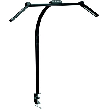 Brilagi - Ρυθμιζόμενο επιτραπέζιο φωτιστικό LED με χειρισμό αφής και σφιγκτήρα VARIO LED/24W/230V 3000-6500K CRI 92 μαύρο