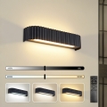 Brilagi - Ρυθμιζόμενο επιτοίχιο φωτιστικό LED FALCON MODERN LED/14W/230V 3000-6000K 40 cm μαύρο + τηλεχειριστήριο