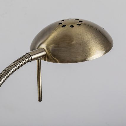 Brilagi - Ρυθμιζόμενο επιδαπέδιο φωτιστικό SCARLETT 1xR7s/230W/230V + 1xG9/40W μπρονζέ