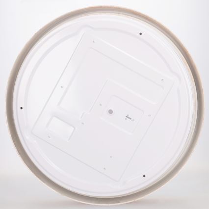 Brilagi - Ρυθμιζόμενο φωτιστικό οροφής LED FLOCO LED/48W/230V 3000-6500K Ø 40 cm απομίμηση ξύλου/μαύρο + τηλεχειριστήριο