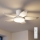 Brilagi - Ρυθμιζόμενος ανεμιστήρας οροφής LED/32W/230V 3000-6500K Ø 95 cm λευκός + τηλεχειριστήριο