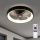 Brilagi - Ρυθμιζόμενος ανεμιστήρας οροφής LED/34W/230V Ø 50 cm μαύρος + τηλεχειριστήριο