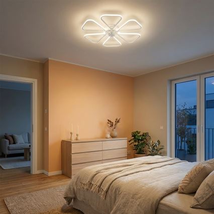 Brilagi - LED Ρυθμιζόμενος ανεμιστήρας οροφής LED/38W/230V pr. 76 cm λευκός + τηλεχειριστήριο