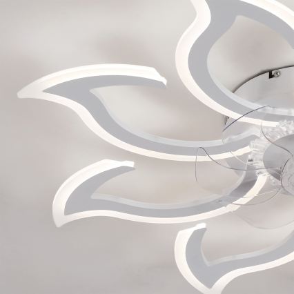 Brilagi - Ρυθμιζόμενος οροφής ανεμιστήρας LED/44W/230V 3000-6500K Ø 90 cm λευκός + τηλεχειριστήριο