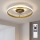 Brilagi - Ρυθμιζόμενος ανεμιστήρας οροφής με LED, 66W/230V, 55 cm, λευκό/χρυσό + τηλεχειριστήριο