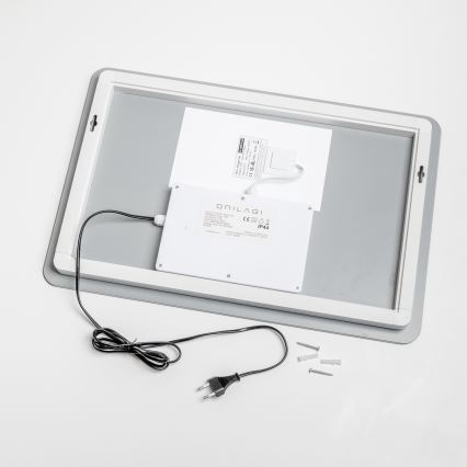 Brilagi - Θερμαινόμενος (αντιθαμβωτικός) LED καθρέφτης μπάνιου DIANA LED 13W/230V 40x60 cm IP44 CRI 90, ρυθμιζόμενης φωτεινότητας + CCT