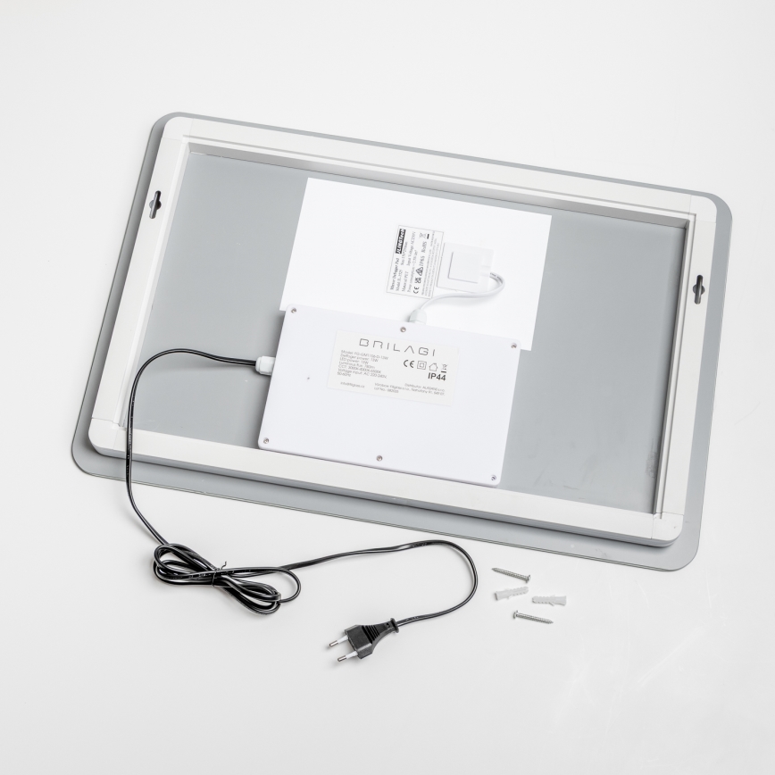 Brilagi - Θερμαινόμενος (αντιθαμβωτικός) LED καθρέφτης μπάνιου DIANA LED 13W/230V 40x60 cm IP44 CRI 90, ρυθμιζόμενης φωτεινότητας + CCT