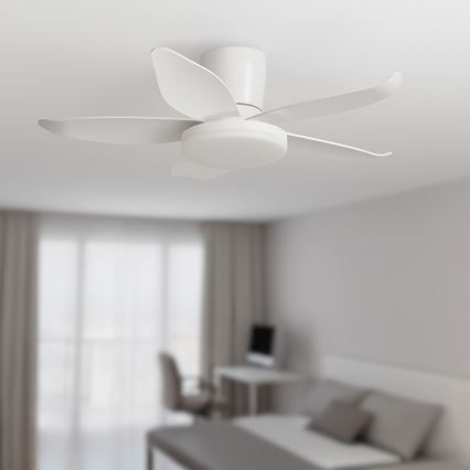Brilagi - Ρυθμιζόμενος ανεμιστήρας οροφής LED/32W/230V 3000-6500K Ø 95 cm λευκός + τηλεχειριστήριο