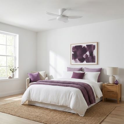 Brilagi - Ρυθμιζόμενος ανεμιστήρας οροφής LED/32W/230V 3000-6500K Ø 95 cm λευκός + τηλεχειριστήριο