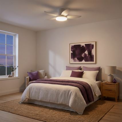 Brilagi - Ρυθμιζόμενος ανεμιστήρας οροφής LED/32W/230V 3000-6500K Ø 95 cm λευκός + τηλεχειριστήριο