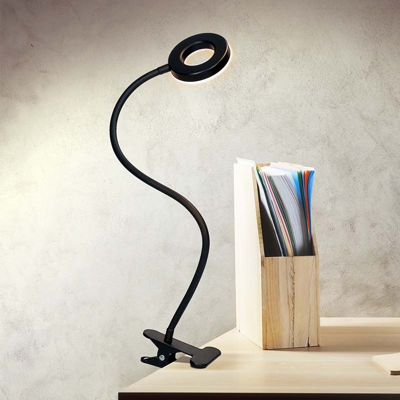 Brilagi - Ρυθμιζόμενος LED φωτισμός με κλιπ ORBELA LED/8W/230V 3000/4000/5000K μαύρο