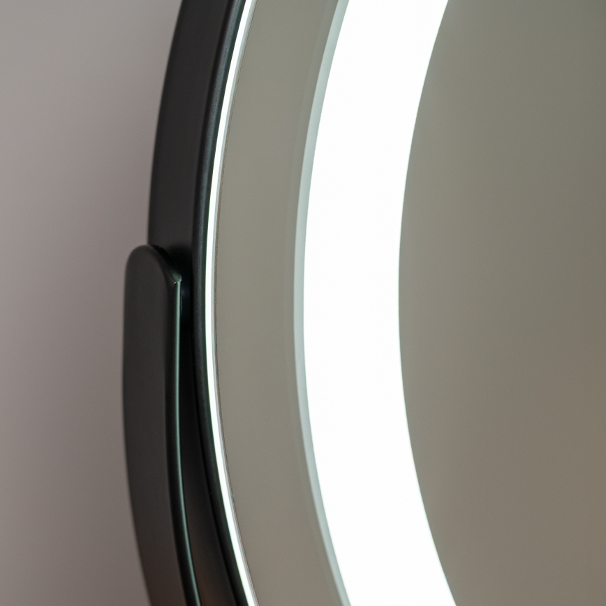BRILAGI - Ρυθμιζόμενος καθρέφτης για μακιγιάζ CALIFORNIA LED/14W/230V 3000/4000/6500K 44x40 cm μαύρος
