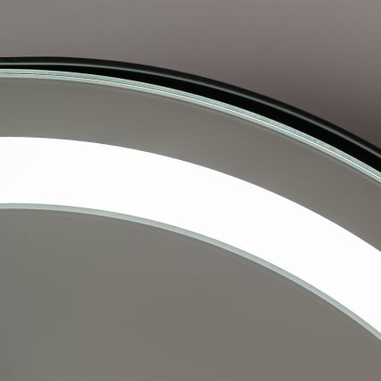 BRILAGI - Ρυθμιζόμενος καθρέφτης για μακιγιάζ CALIFORNIA LED/14W/230V 3000/4000/6500K 44x40 cm μαύρος