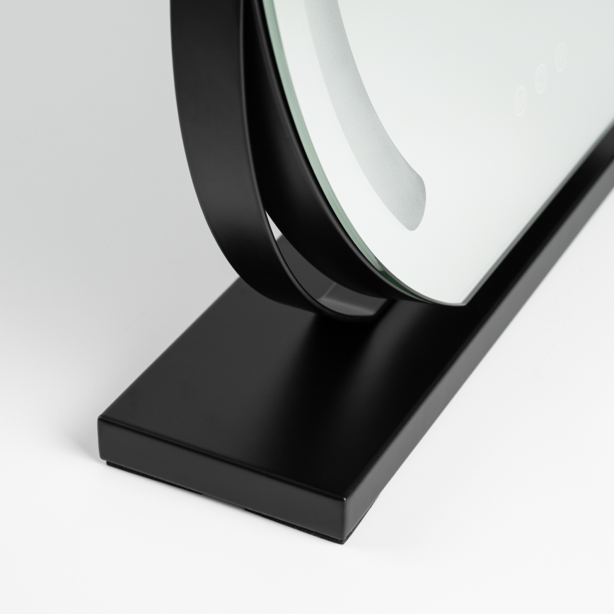 BRILAGI - Ρυθμιζόμενος καθρέφτης για μακιγιάζ CALIFORNIA LED/14W/230V 3000/4000/6500K 44x40 cm μαύρος