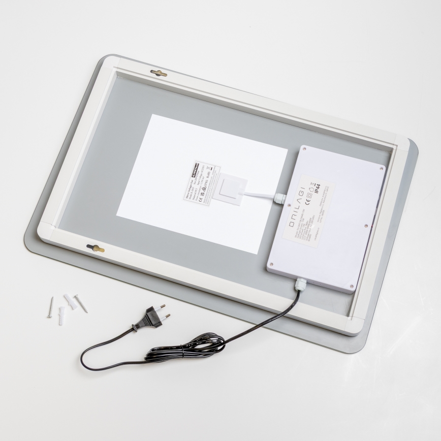 Brilagi - Θερμαινόμενος LED καθρέφτης μπάνιου DIANA LED/13W/230V 60x40 cm IP44 CRI 90 με ρυθμιζόμενη ένταση φωτός + CCT