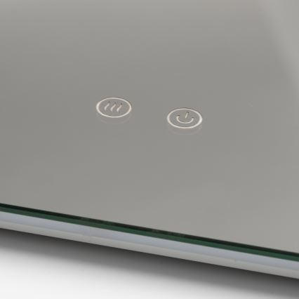 Brilagi - LED θερμαινόμενος καθρέφτης μπάνιου DIANA LED/17W/230V 60x60 cm IP44 CRI 90 ρυθμιζόμενος + CCT