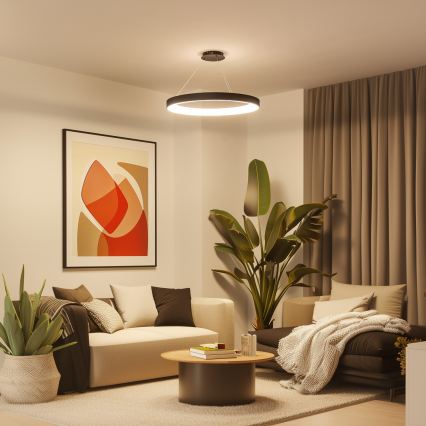 Brilagi - Ρυθμιζόμενο κρεμαστό φωτιστικό LED με καλώδιο FALCON II LED/108W/230V 3000-6500K Ø 80 cm μαύρο + τηλεχειριστήριο