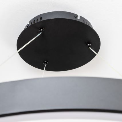 Brilagi - Ρυθμιζόμενο κρεμαστό φωτιστικό LED με καλώδιο FALCON II LED/108W/230V 3000-6500K Ø 80 cm μαύρο + τηλεχειριστήριο