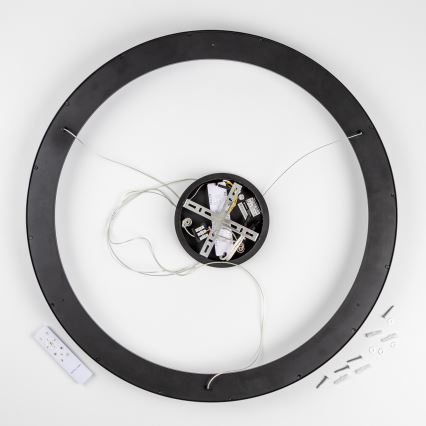 Brilagi - Ρυθμιζόμενο κρεμαστό φωτιστικό LED με καλώδιο FALCON II LED/108W/230V 3000-6500K Ø 80 cm μαύρο + τηλεχειριστήριο