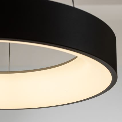 Brilagi - Ρυθμιζόμενο LED κρεμαστό φωτιστικό σε καλώδιο FALCON LED/80W/230V 3000–6500K διάμ. 60 cm μαύρο + τηλεχειριστήριο