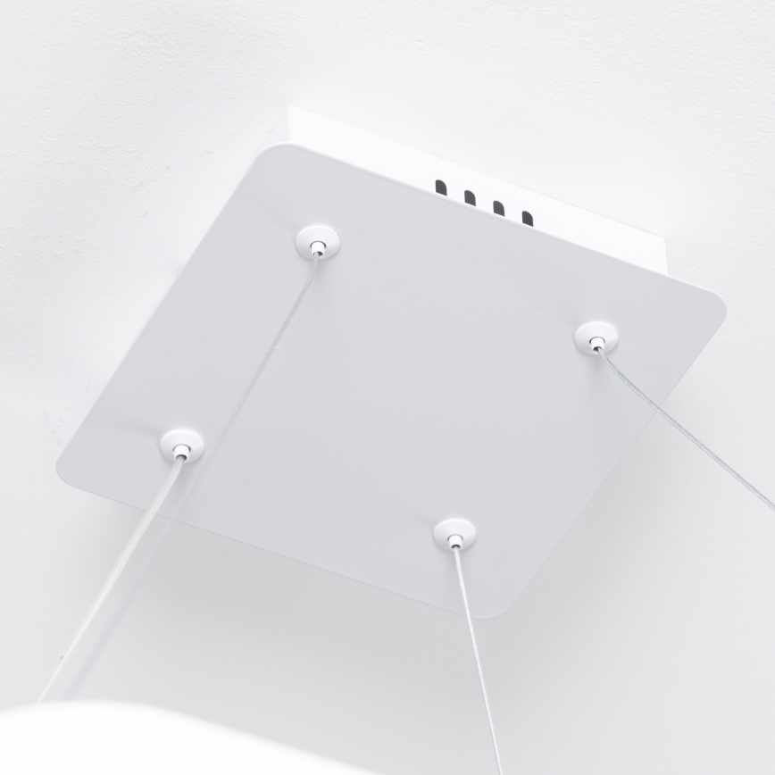 Brilagi - Ρυθμιζόμενο LED κρεμαστό φωτιστικό σε καλώδιο FALCON SLIM LED/50W/230V 3000-6500K 50x50 cm λευκό + τηλεχειριστήριο