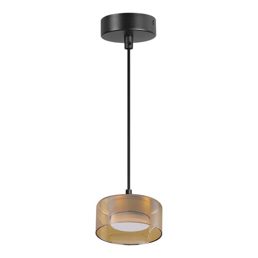 Brilagi - LED RGB+CCT Ρυθμιζόμενο κρεμαστό φωτιστικό σε καλώδιο AURA LUX 1xGX53/14W/230V 2700-6500K Wi-Fi Tuya μαύρο/χρυσό