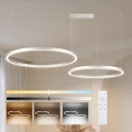 Brilagi - Ρυθμιζόμενος πολυέλαιος LED σε καλώδιο PORTOFINO LED/98W/230V 3000-6000K ασημί + τηλεχειριστήριο