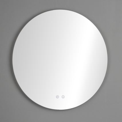 Brilagi - LED θερμαινόμενος καθρέφτης μπάνιου DEMI ECO LED/12W/230V Ø 60 cm IP44 CRI 90, με ρυθμιζόμενη φωτεινότητα + CCT