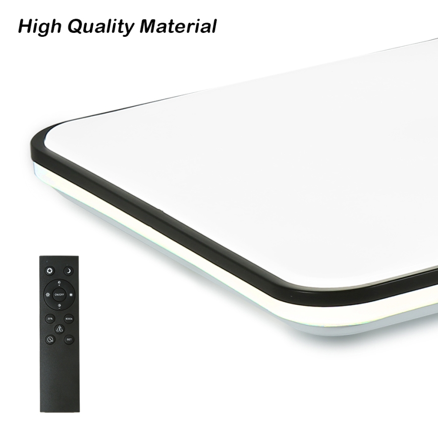 Brilagi - Ρυθμιζόμενο LED φωτιστικό οροφής SMART LED/24W/230V 43x43 cm 3000-6000K Wi-Fi Tuya Beacon + τηλεχειριστήριο