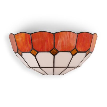 Brilagi - Tiffany φωτιστικό τοίχου με βιτρώ SIENNA 1xE14/40W/230V