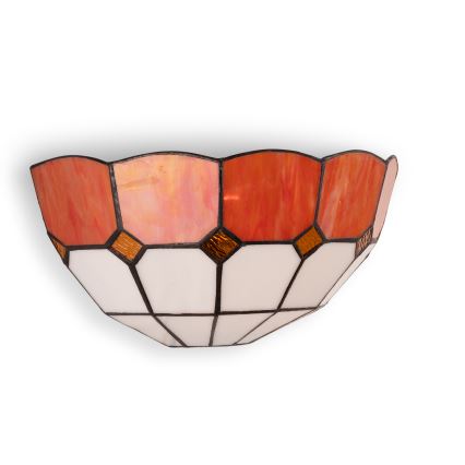Brilagi - Tiffany φωτιστικό τοίχου με βιτρώ SIENNA 1xE14/40W/230V