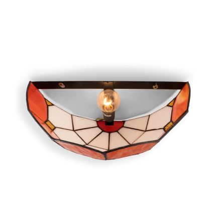 Brilagi - Tiffany φωτιστικό τοίχου με βιτρώ SIENNA 1xE14/40W/230V