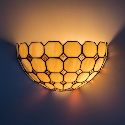Brilagi - Tiffany επιτοίχιο φωτιστικό βιτρώ DORAN 1xE14/40W/230V