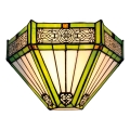BRILAGI - Tiffany επιτοίχιο φωτιστικό βιτρώ EMERALD 1xE14/40W/230V