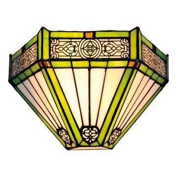 BRILAGI - Tiffany επιτοίχιο φωτιστικό βιτρώ EMERALD 1xE14/40W/230V