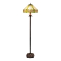 BRILAGI - Tiffany επιδαπέδιο φωτιστικό με βιτρώ EMERALD 2xE27/60W/230V