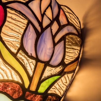 Brilagi - Tiffany βιτρώ φωτιστικό τοίχου LORAS 1xE14/40W/230V