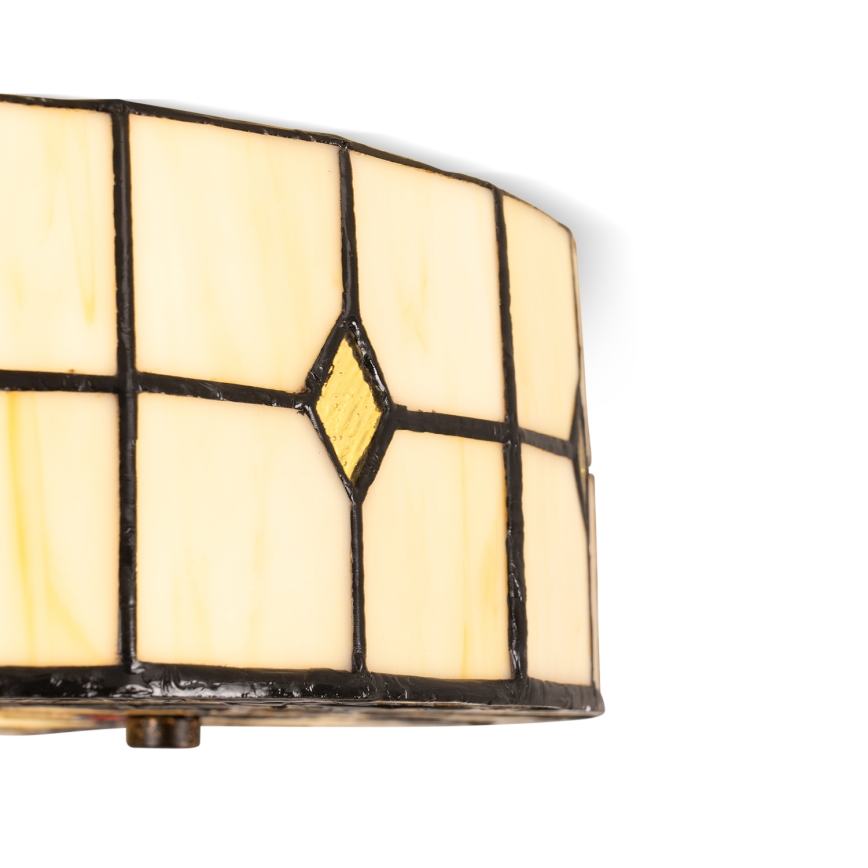 Brilagi - Tiffany βιτρώ φωτιστικό οροφής FOLIA 3xE27/60W/230V Ø 40 cm
