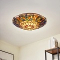 Brilagi - Tiffany βιτρώ φωτιστικό οροφής LUISA 2xE27/60W/230V διάμ. 40 εκ.