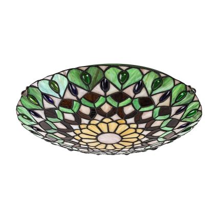 BRILAGI - Tiffany βιτρώ φωτιστικό οροφής MARGARET 2xE27/60W/230V Ø 40 cm