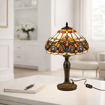 Brilagi - Tiffany βιτρώ επιτραπέζιο φωτιστικό LUISA 1xE27/40W/230V