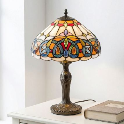 Brilagi - Tiffany βιτρώ επιτραπέζιο φωτιστικό LUISA 1xE27/40W/230V